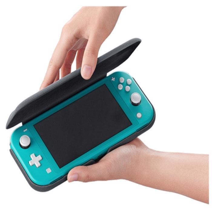 Nintendo Switch Lite Flip Cover & Screen Protector Grå
